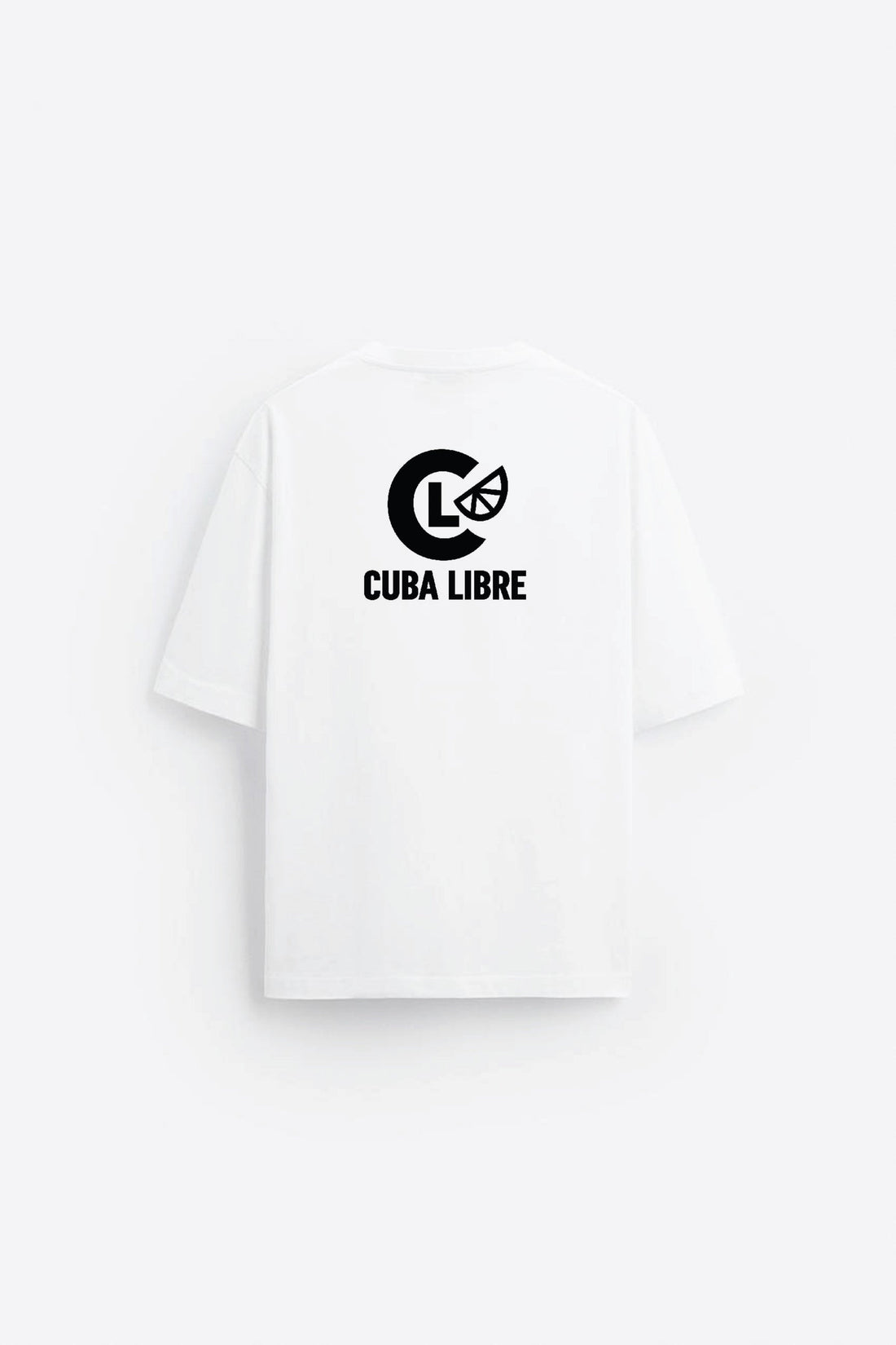Unisex White Cuba Libre Oversized T-shirt