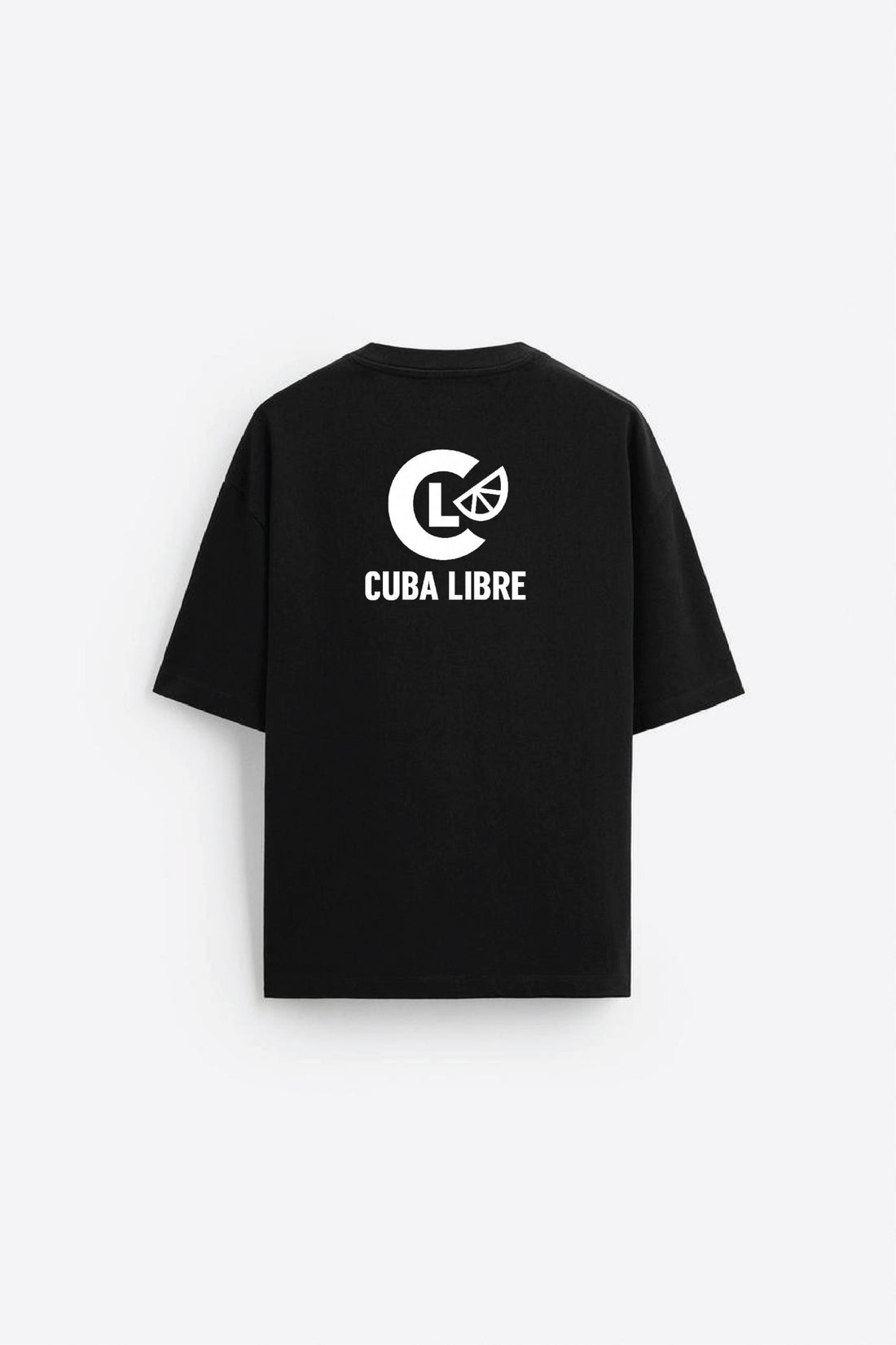 Unisex Black Cuba Libre Oversized T-shirt
