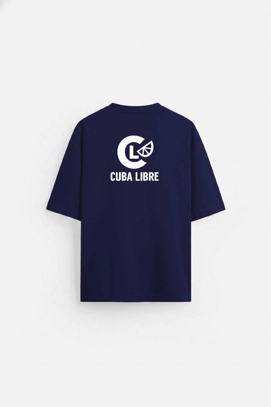 Unisex Navy Blue Cuba Libre Oversized T-shirt