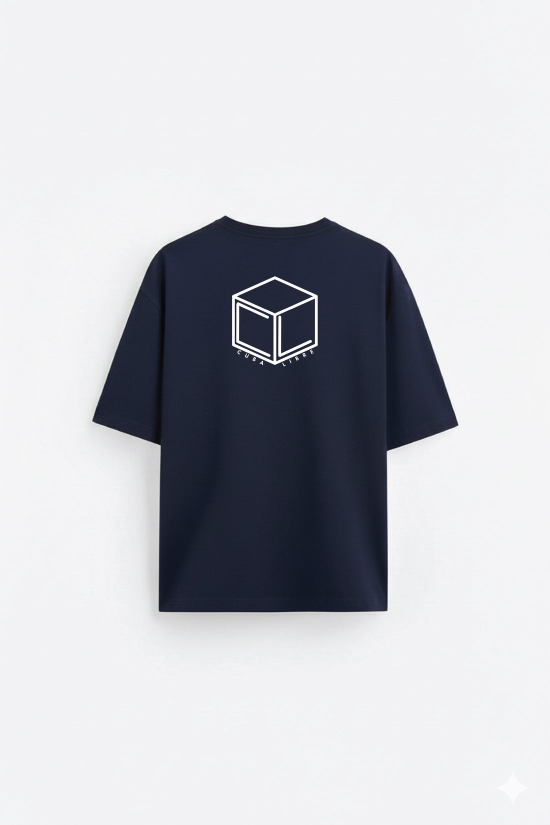 Unisex Navy Blue Cuba Libre Oversized T-shirt
