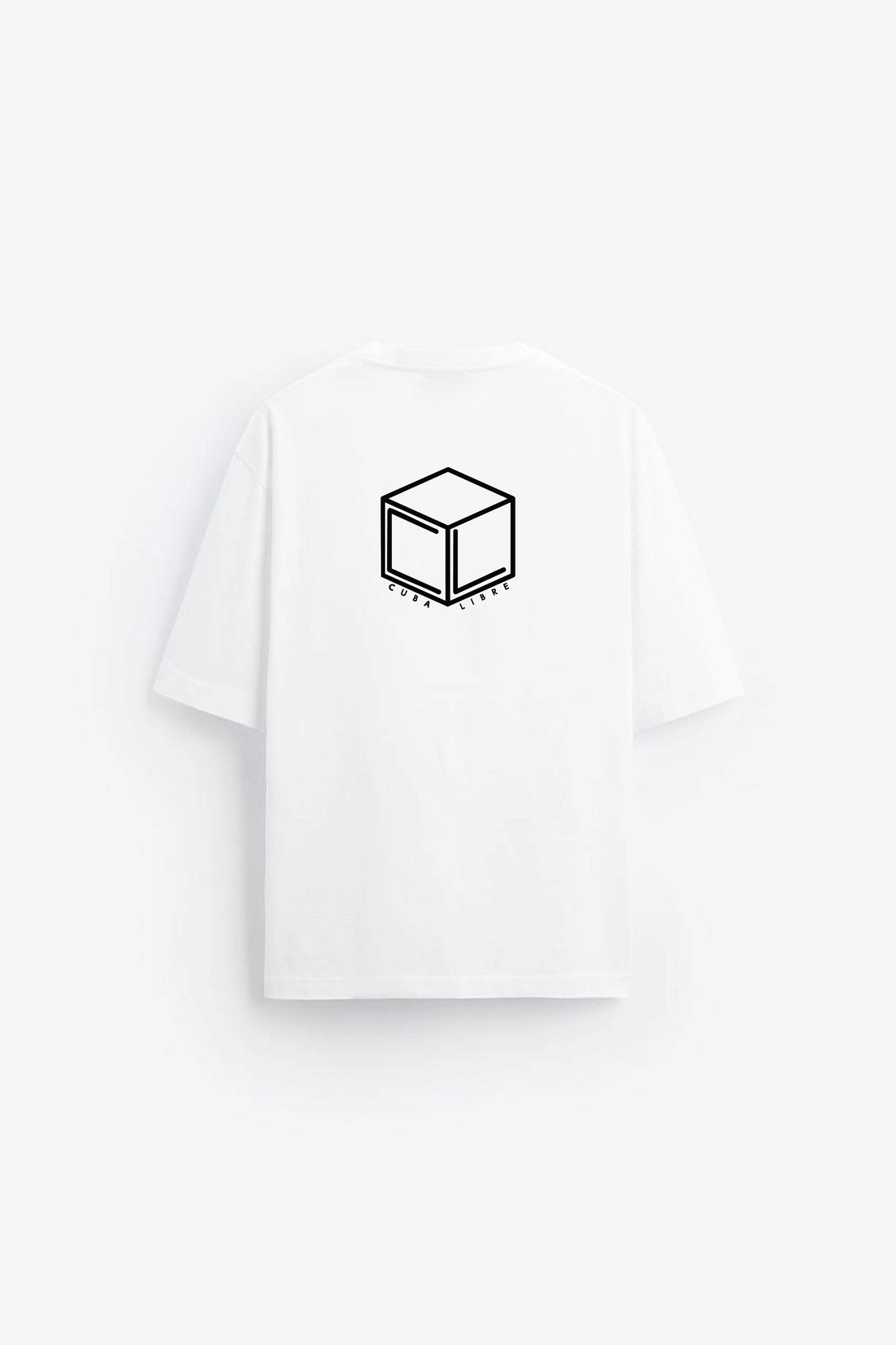 Unisex White Cuba Libre Oversized T-shirt